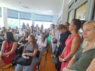 Slavnostní přivítání studentů v Oblastní nemocnici Náchod