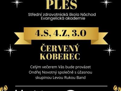 MATURITNÍ PLES je již za dveřmi! V pátek 9. února v náchodském Beránku