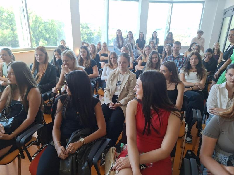 Slavnostní přivítání studentů v Oblastní nemocnici Náchod