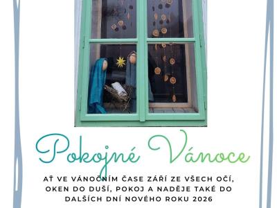 Přejeme vám krásné a klidné Vánoce.